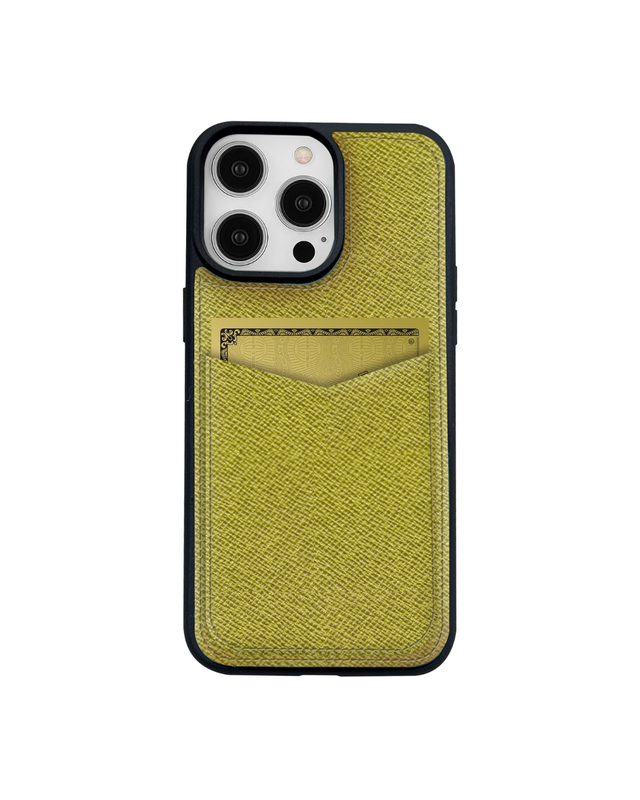 V Kartlık Bakır Monaco Deri iPhone Kılıf