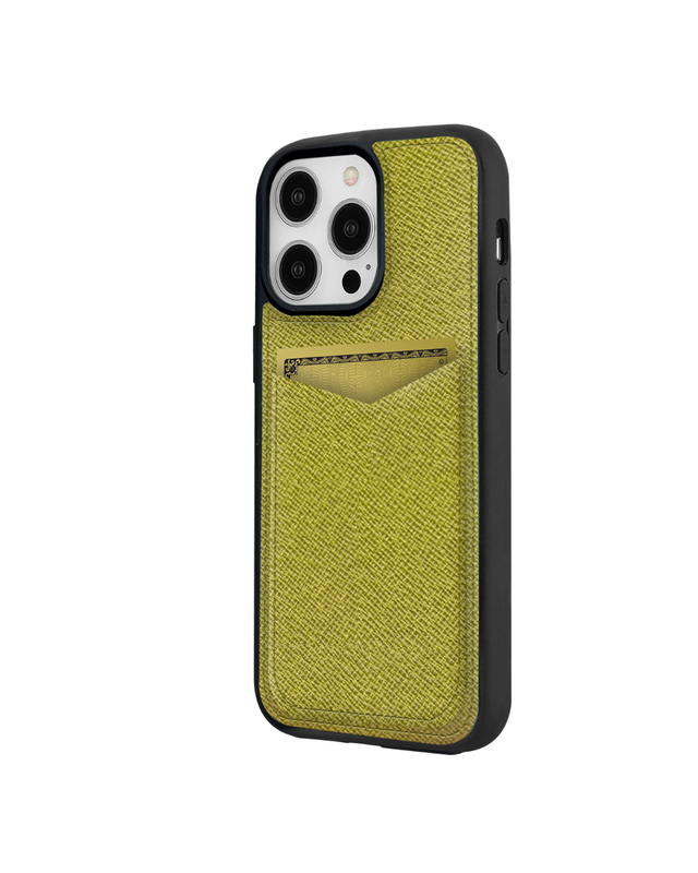 V Kartlık Bakır Monaco Deri iPhone Kılıf