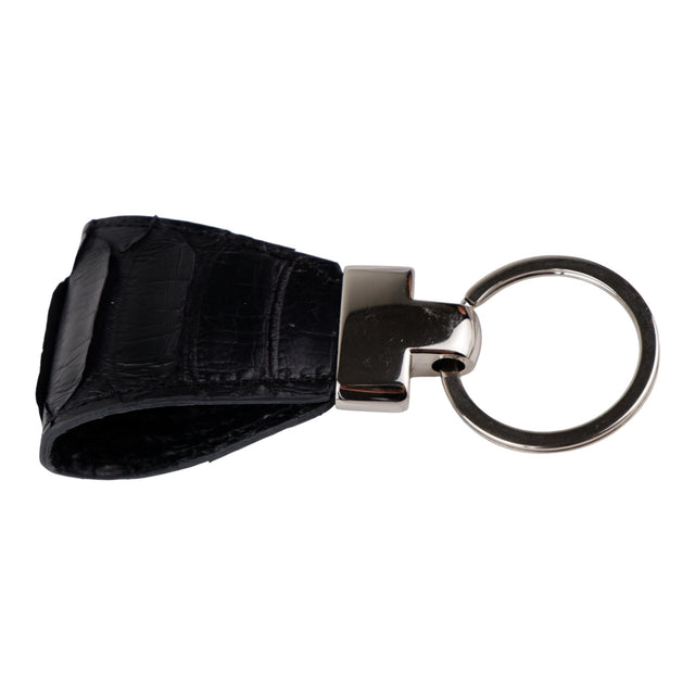 Siyah Piton Deri Anahtarlık