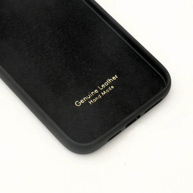 Kişiselleştirilir Lacivert Deri iPhone Kılıf