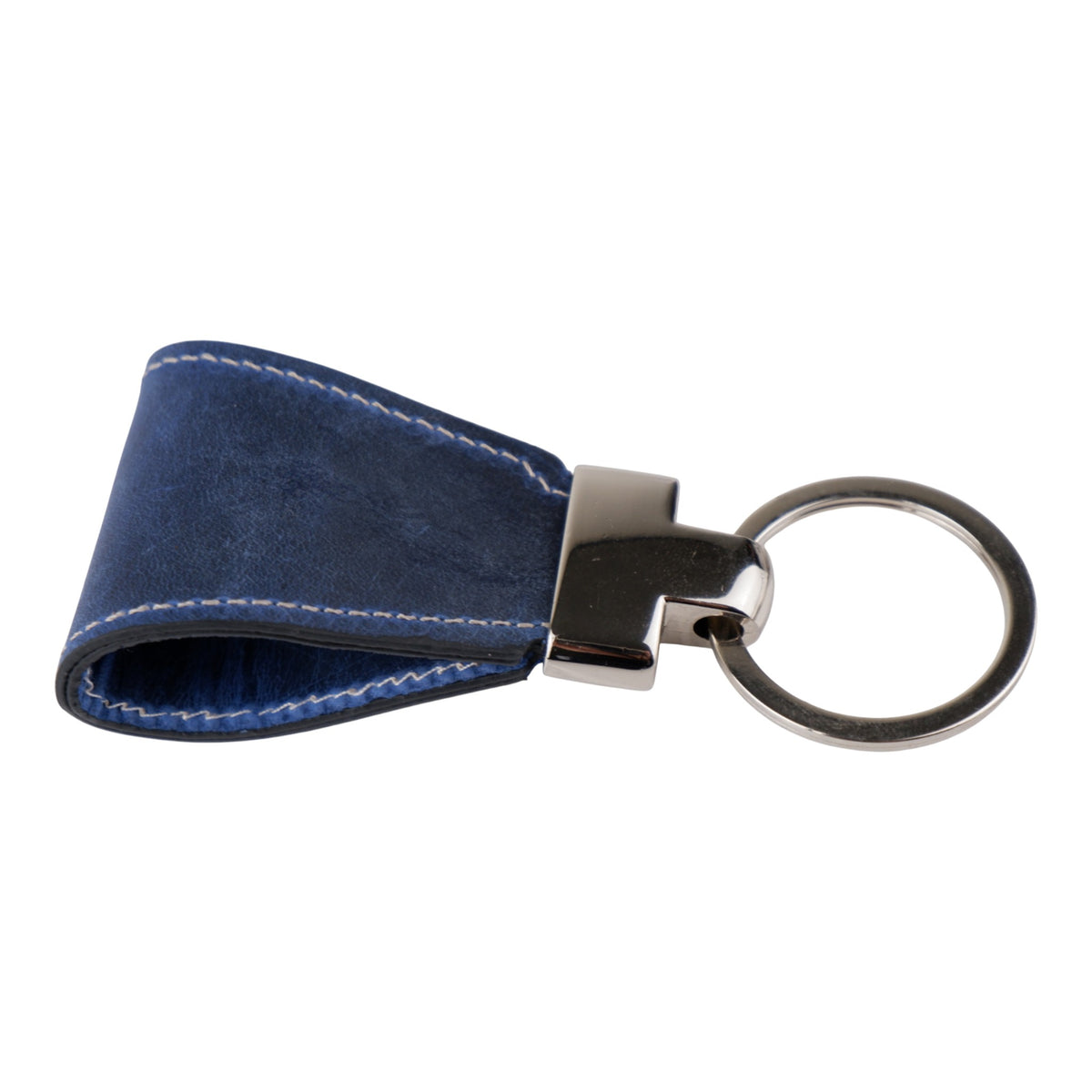 Lacivert Deri Anahtarlık