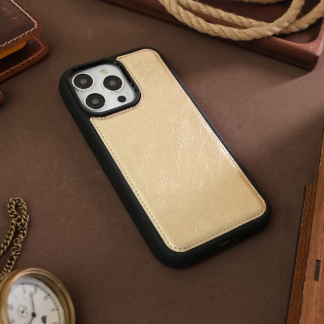 Gold Deri iPhone Kılıf