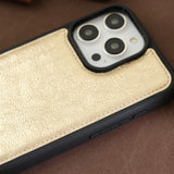 Gold Deri iPhone Kılıf