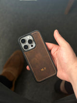 Kişiselleştirilir  Taba Deri iPhone Kılıf