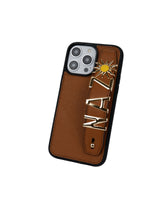 Harfli Taba Deri iPhone Kılıf